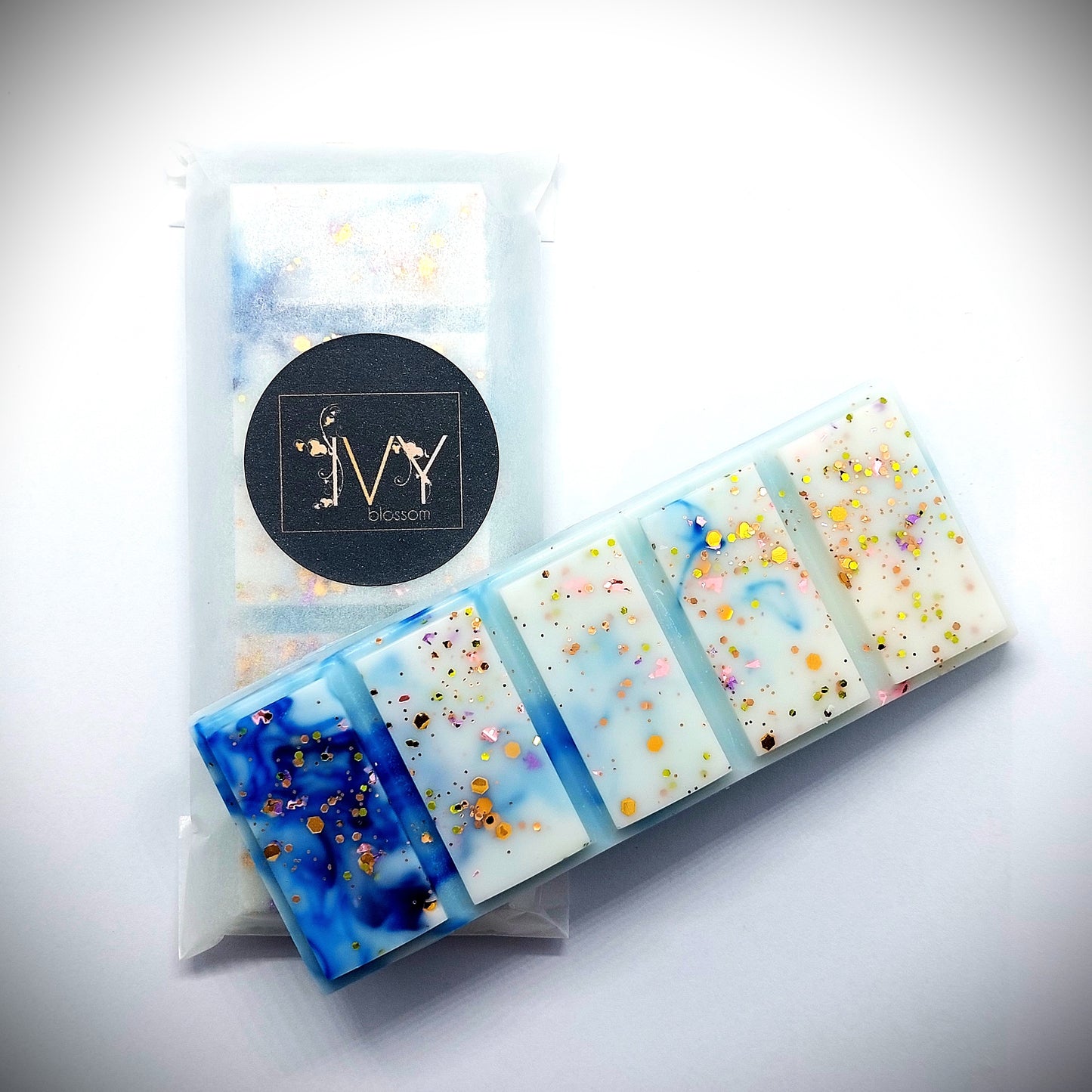 wood sage and sea salt scented 5 cell wax bar