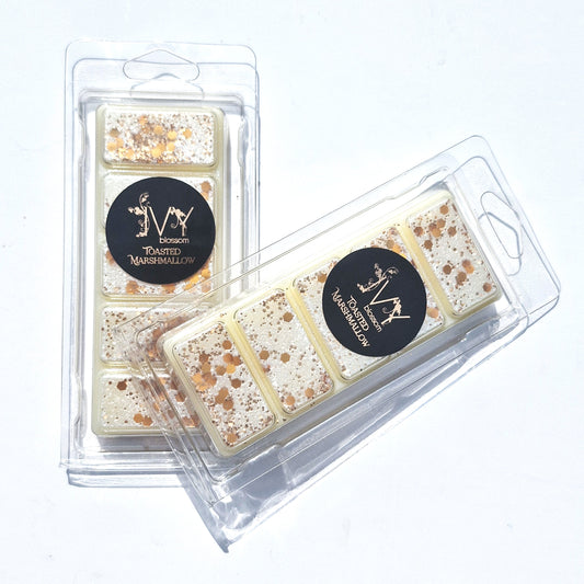 Toasted marshmallow scented 5 cell wax melt bar