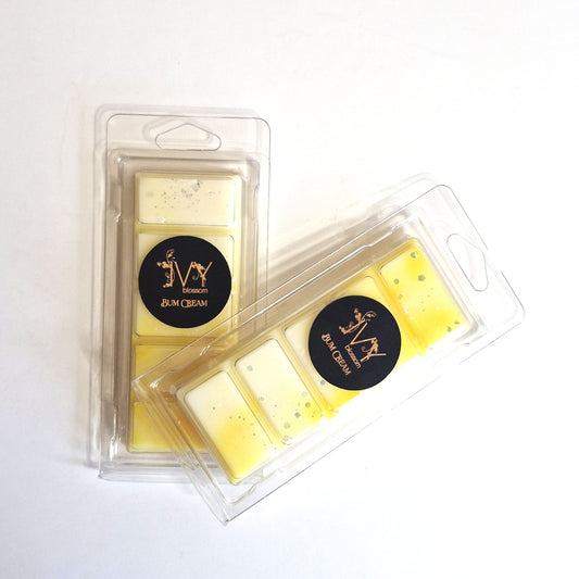 Bum cream scented 5 cell wax melt bar