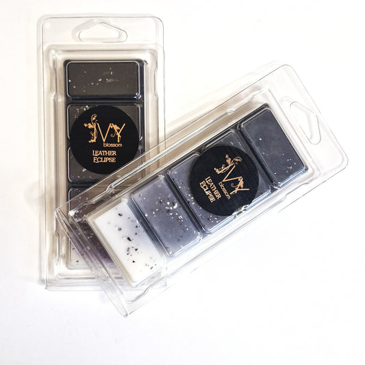 leather eclipse scented 5 cell wax melt bar