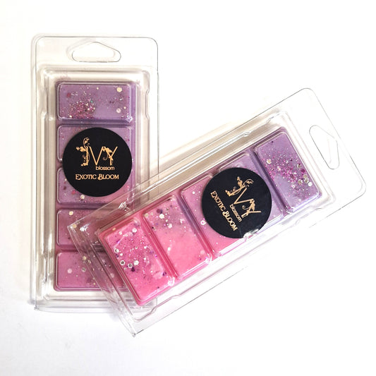 Exotic bloom scented 5 cell wax melt bar