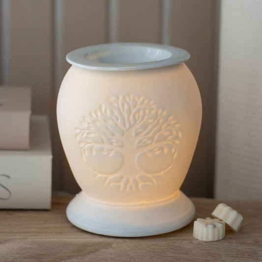 Tree Of Life White Electric Wax Warmer