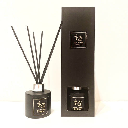 Rich Leather & Tobacco Reed Diffuser  - 100ml