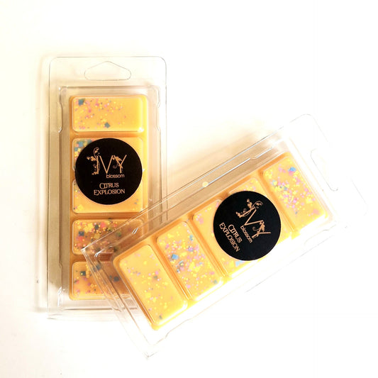 citrus scented 5 cell wax melt bar